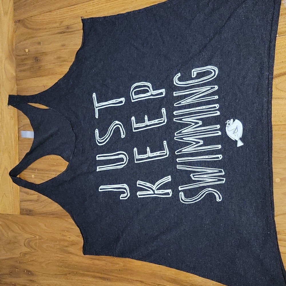 Finding Nemo 2XL Just Keep Swimming racerback tank